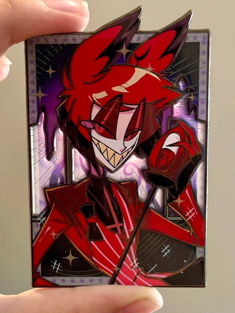 Alastor Stain Glass Pin